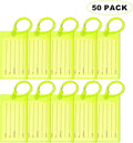 50 Pack Luggage Tags for Suitcases, Airplane Travel Essentials for Flying, International Travel Must Haves, and Luggage Acces