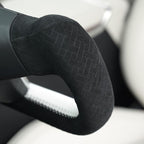 MEWANT Hand Stitched Tesla Model S Yoke Steering Wheel Cover Wrap for Tesla Model S 2021-2023 / Model X 2021-2023 Tesla Yoke Steering Wheel Accessories(3D Style)