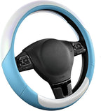 Road Comforts Steering Wheel Cover – Breathable Leather Steering Wheel Cover, Anti-Slip Grip, Universal Fit 14.5” to 15”, Hea
