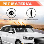 59.06x5.91 Car Windshield Tint Strip Kit,5% VLT Car Window Tint Film for Glare Reduction with Scraper & Knife,Cuttable Window Tints Cars Accessories for Windshield Tints