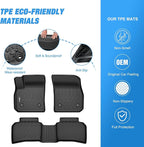 Nilight Floor Mats for Cadillac XT4 2019 2020 2021 2022 2023 2024 2025 All Weather Custom Fit Heavy Duty Floor Liners