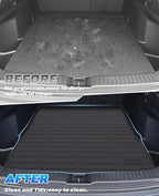 Sunsdrew Cargo Liner for 2023 2024 2025 Mazda CX-50 Accessories TPE Cargo Mat All Weather Odorless Anti-Slip Rear Cargo Tray Heavy Duty Trunk Mat Black Trunk Floor Mat