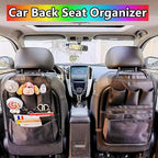 Car Seat Back Organizer, Car Back Seat Storage with Multiple Pockets, Car Seat Hanging Pocket,Front Seat Organizer Headrest Bag Compatible with Car SUVs Pickup and Truck