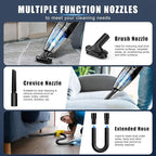 Handheld Vacuum Cordless Rechargeable Portable Car Vacuum, 7500Pa Powerful Suction Mini Hand Held Vacuum, 670ML Cup Lightweig