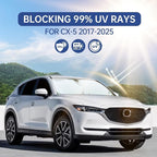 8pcs Car Window Shades for Mazda CX-5 2017-2025, Full Car Window Covers for Privacy, Sunshades for CX-5 Front Rear Windshield Side Windows to Block UV and Protect Privacy