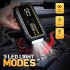 5000A Car Jump Starter-GS500 Car Battery Jump Starter for Up to ALL Gas and 10.0L Diesel Engines, 12V Portable Jump Box with