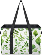 Reusable Grocery Bag, Foldable Large Shopping Tote Bag for Groceries Kitchen Picnic Car Trunk