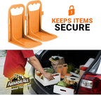 Armor All Trunk Cargo Blocks, Cargo Dividers, Trunk Dividers, Hook & Loop Trunk Organizer Blocks to Hold Cargo in Place,