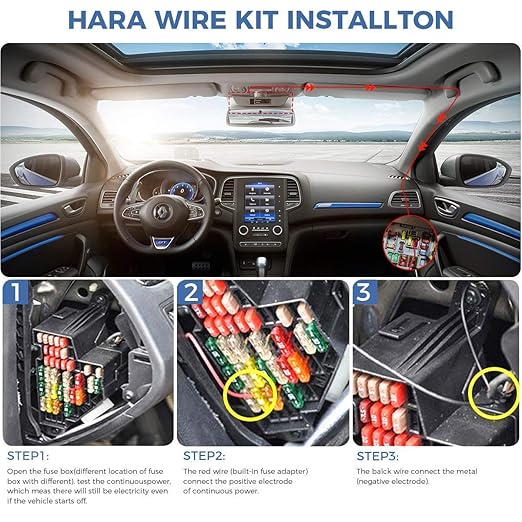 Dash Cam Hardwire, Compatible with Garmin Dash Cam ， 45 55 65W 46 56 66W and Dash Cam Mini Power Cable 010-12530-0