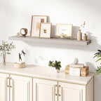 Dreamland 48 Inches Floating Shelves for Wall, 8" Deep Long Floating Shelves Set of 1, Large Display & Storage Shelf, Wall Sh