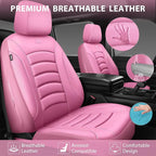 CAR PASS 3D Foam PU Leather Car Seat Covers, Universal Seat Covers Full Sets for Trucks SUV Sedan Automotive Seat Covers Armr