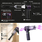 Airpollo® Car Vacuum Portable Cordless Handheld Cleaner Aspiradora para Carro, 4 in 1 with LED Screen V2 Portable 29000 Pa Su