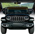 AUTOTEK Window Tint Strip for Windshield of 2018-2025 Jeep Wrangler 2-Door & 4-Door JL, 2-Ply Easy Install Sun Strip, Anti-Glare and UV Rejection Window Tint Films Stickers for Wrangler Unlimited