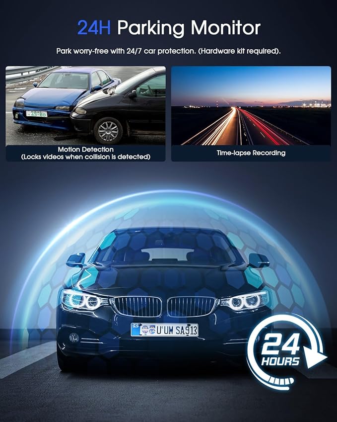 Dash Cam 2K, WiFi Dashcams with APP, External GPS, 1.5'' IPS Screen, Front Dash Camera for Cars, Mini Car Camera, WDR Night V