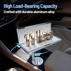 Car Table & Car Desk Tray for Round Cup Holder, 360° Rotating & Foldable Design, Easy Install, Car Accessories Compatible with Tesla