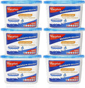 Vacplus Moisture Absorbers 6 Pack, Portable Humidity Absorber Boxes for Your Bathroom, Closet & Car, Dehumidifier with