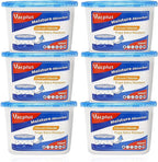 Vacplus Moisture Absorbers 6 Pack, Portable Humidity Absorber Boxes for Your Bathroom, Closet & Car, Dehumidifier with
