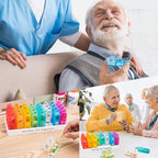 Daviky Monthly Pill Organizer 2 Times a Day - 30 Day Pill Box AM PM, BPA Free One Month Medicine Organizer Twice Daily, 31-Da