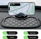 1 PC Car Anti-slip Mat, Multifunctional Dashboard Phone Holder, Dashboard Organizer Pad with Hidden Parking Number, Universal