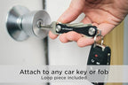 KeySmart Classic - Compact Key Holder and Keychain Organizer (up to 14 Keys) (Black)