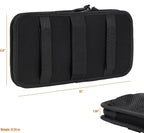 TACNEX Tactical Visor Organizer MOLLE Panel with Zipper Storage Pouch & Sunglasses Holder Car Essentials EDC Gear Tool Pack Vehicle Accessories for Truck Pickup Van SUV ORV (Sun Visor Organizer)