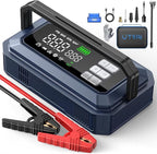 UTRAI Jump Starter with Air Compressor 150PSI, 7000A Peak 12V Jump Box for Car Battery (All Gas/12.0L Diesel), 160W DC