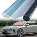 Chameleon Red Blue Car Front Window Tint 78% VLT Car Window Tint Color Change Effect Vehicle Windshield Solar Protection Film, 59.84" x 1181.10"