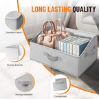 Extra Large Closet Organizers Bins 4 Pack - Blanket Basket for Organizing/Home Clothes Storage Bins for Jeans/Toy Organizers 
