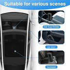 Car Trash Can Bin with Lid, Mini Leakproof Garbage Can for Vehicle, Cup Holder Trash Can, Small Trash Bin for Cars, Home, Bedroom, Office (Black 01)