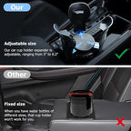 Car Cup Holder Expander, Cup Holder Insert Adapter with Expandable Arm and Adjustable Base,Fits Car, Truck, RV, SUV 12-64 oz 
