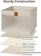 StorageWorks Closet Storage Bins, Large Storage Baskets with Clear Window and Handles, Foldable Fabric Organizer for Clothes,
