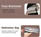 U+U 4 Set Compression Packing Cubes - Ultralight Travel Organizers, Space-Saving Suitcase Organizer, Expandable Packing Cubes