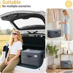 Shoe Storage Organizer for Closet Fits 16 Pairs, 1 Pack Shoes Boxes with Transparent Cover and Sturdy Handles, Shoe Storage B