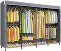 VIPEK V40C Plus Heavy Duty Clothes Rack with Oxford Fabric Cover, Extra Large Covered Clothing Rack for Hanging Clothes Porta