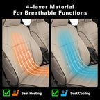 EKR Rav4 Seat Covers Custom Fit for Toyota Rav4 (Hybrid) Woodland/Limited 2026, Leather Car Seat Cover Full Set for SUV,Faux 