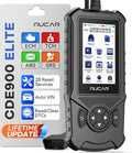 MUCAR CDE900 Elite OBD2 Scanner with 28 Reset Service, Oil/SAS/EPB/BMS/ABS Bleeding, Engine Transmission ABS SRS Car
