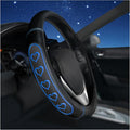 Ventilated Heart-Shaped Steering Wheel Cover with Anti-Slip Leather Grip. Compatible with Ford, Toyota, Honda, Nissan, and Ch