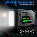 AVAPOW TJ68 10000A Battery Jump Starter Portable with 4 HD Display PD 65W Dual-Way Fast Charging,12V Jump Box, Car Battery