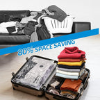 9 Packs Jumbo Vacuum Storage Bags With Vacuum Pump Extra Large Compression Bags for Clothes Bedding, Space Saver for House Mo