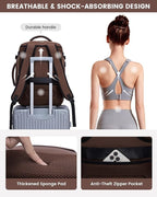 LOVEVOOK Large Travel Backpack for Women, TSA Carry on Backpack for Airplanes, 40L Personal Item Travel Bag for Women fits 17