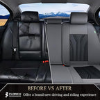 FLORICH Rear Seat Covers Leather Car Seat Covers Waterproof Back Seat Cover Automotive Seat Covers Universal Seat Cushion Pro