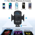 Car Phone Mount,Universal Clamp CD Slot Car Phone Holder Cradle for iPhone,Samsung and 4-6.8 inch Smartphones