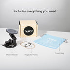 hula+ MagSafe Phone Holder Portable Mount, Reusable Stand for Shower, Mirror, Kitchen, Window, & Bathroom Compatible with MagSafe Adjustable Rotation for Content, TikTok, Movies & Music