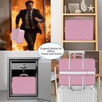 ENGPOW Fireproof File Organizer Bag with 13 Colorful Pockets Accordion File Folder,5200℉ Document Organizer Box with Lock&Lab