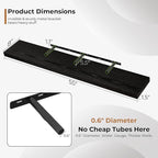 Fun Memories 55 Inch Floating Shelves for Wall, Fireplace Mantel Shelf with Invisible Heavy Duty Bracket, 8 Inch Deep Storage