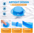 10 Pack Travel Vacuum Storage Bags With Electric Pump, Vacuum Seal Bags for Clothing, Vacuum Sealer Bags for Luggage, Travel 