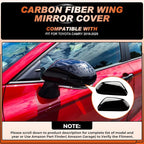 ACLONG Glossy Black Mirror Covers Fit for Toyota Camry 2018-2025 – Driver & Passenger Side Rearview Cap Replacement (1 Pair)