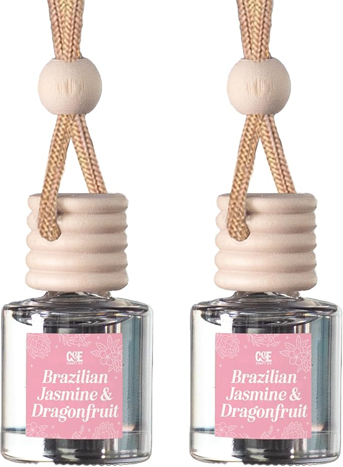 CANDECraftCo Car Air Hanging Fragrance Oil, Car Auto Freshener for Essential Oils, Scents Fragrance Aromatherapy Automobile D