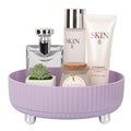 Anyoifax Makeup Perfume Organizer Tray 360 Degree Rotating Lazy Susan Skincare Lotion Organizer Spinning Cosmetics Storage fo