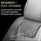 Coverado Car Seat Covers, Front Covers for Cars, Car Seat Cover Front Seats, Automotive Seat Cover, Waterproof, Leather Car S